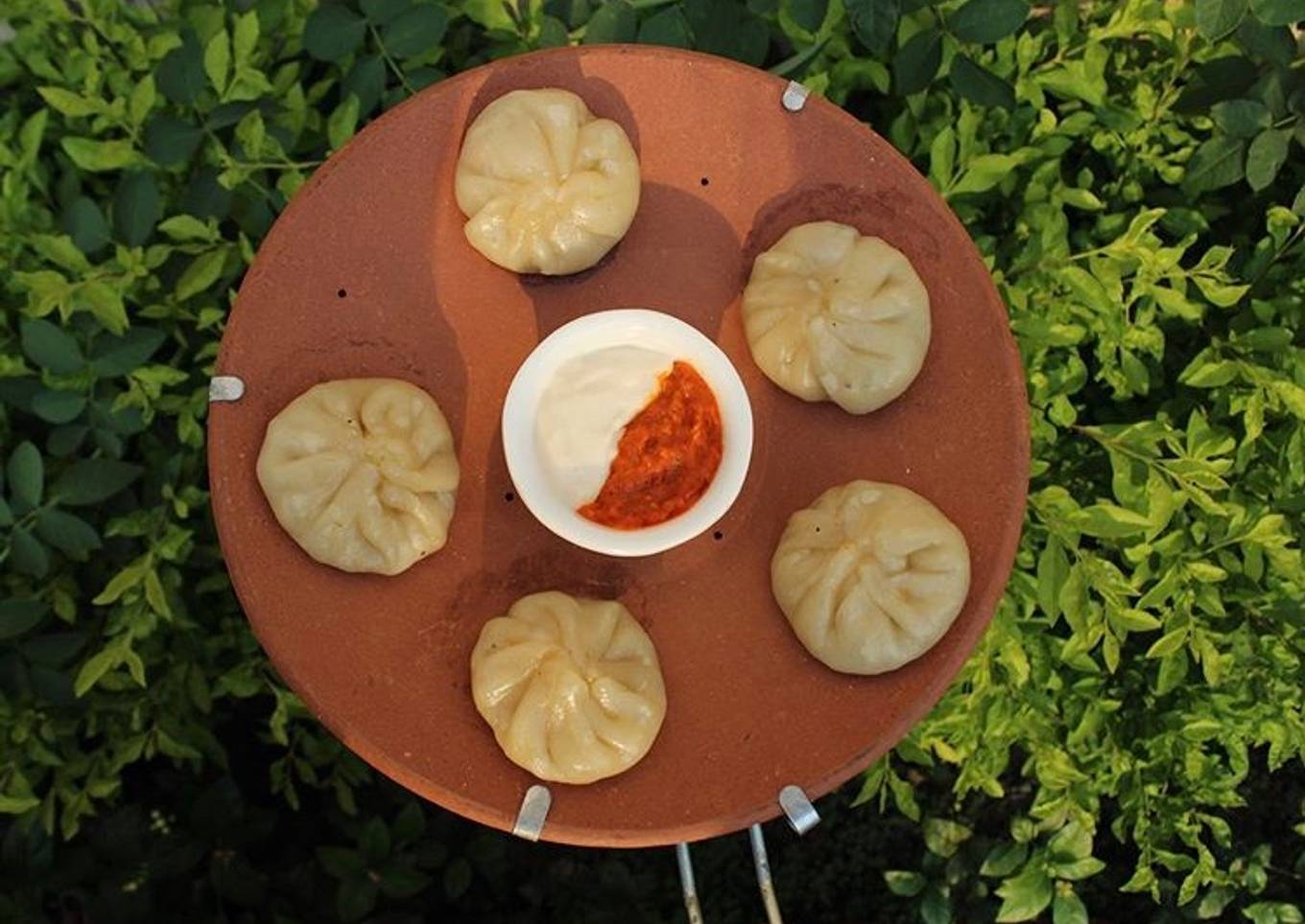 Veg steam momos