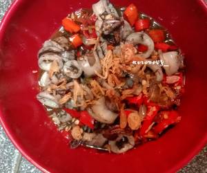 Resep Populer Recook tumis cumi hitam pedas Yummy Mantul