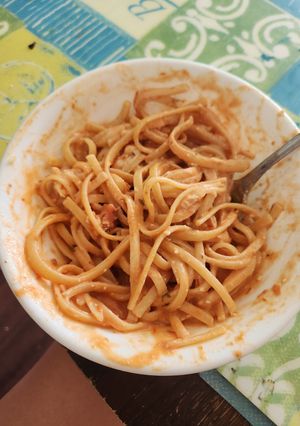 A picture of Creamy Red Pasta.