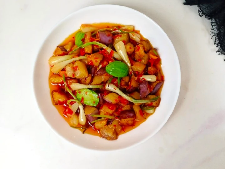 Easy Ways Make Recipes Sambal Terong Lokio Pete the Delicious Can Pamper Your Tongue.