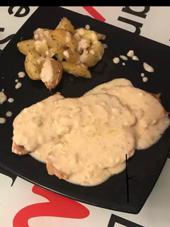Una foto de Lomo al roquefort sin nata