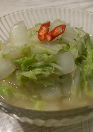 Foto resep Tumis sawi putih simple bangettt