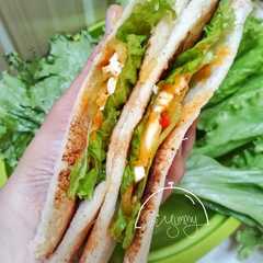 Sandwich Telur Simple রেসিপির প্রধান ছবি