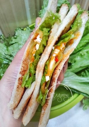 Foto resep Sandwich Telur Simple