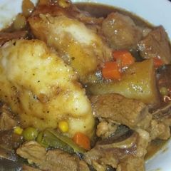 A picture of Lamb stew dumplings 🍲.