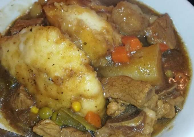 Recipe of Homemade Lamb stew dumplings 🍲