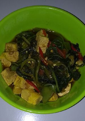 Foto resep Tumis sawi+tahu