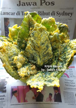 Foto resep 07. Kripik Bayam Renyah Tahan Lama