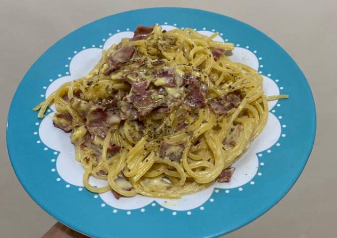 Resep Spageti Carbonara Simple buat Anak oleh deta melinda