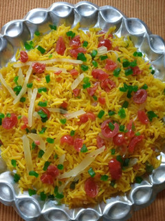 केसरिया भात (Kesariya bhaat recipe in Hindi) रेसिपी मुख्य फोटो