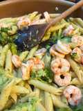Penne Broccoli e Gamberi