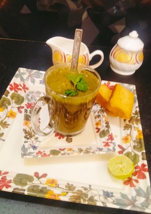 A picture of Moringa Powder Tea Recipe 😋.