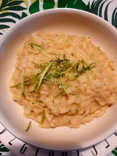Una foto de 👩🏼🍳Risotto de Zucchini y Queso Azul 🙌