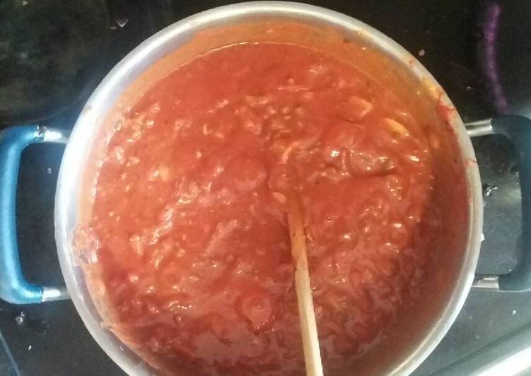 Steps to Prepare Quick Spaghetti sauce