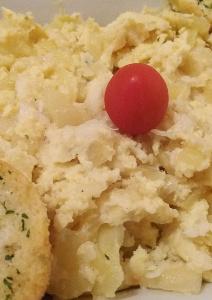 Una foto de Bacalao revuelto