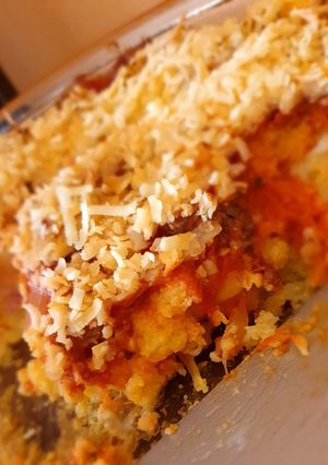 Una foto de Polenta rellena