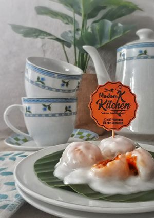 Gambar Kuih koci labu leleh moden