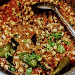 A picture of Lobia Qeema.