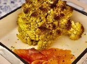 Una foto de romanescu al horno