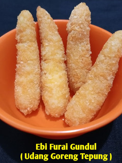 Foto resep Ebi Furai Gundul (Udang Goreng Tepung)