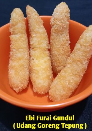Foto resep Ebi Furai Gundul (Udang Goreng Tepung)