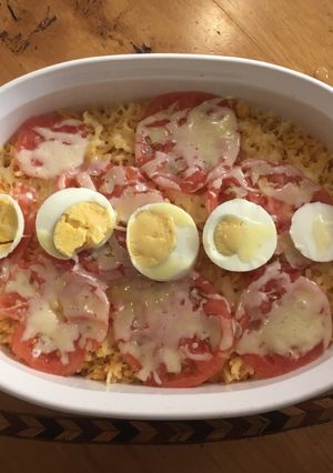 Una foto de Arroz cubierto Cris