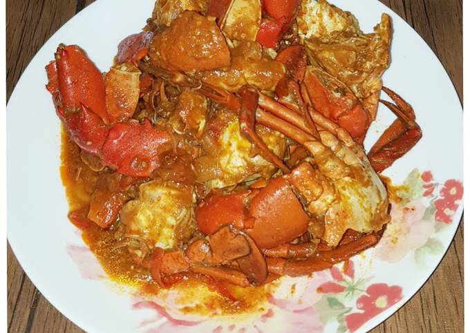 Kepiting saos padang "seuhah"