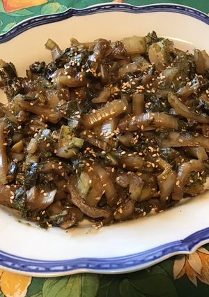 Une photo de Shanghai choy à la Chinoise, coriandre et citron confit