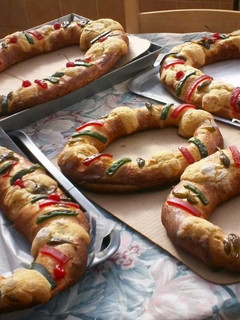 Una foto de Rosca de Reyes