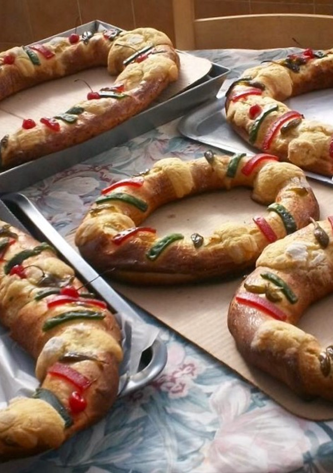 Una foto de Rosca de Reyes 