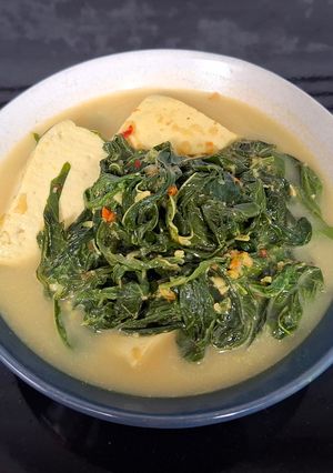 Foto resep Gulai Daun Singkong Tahu
