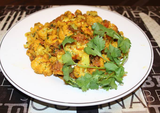 Cauliflower Dry Masala - Quick Fix for Dinner Recipe
