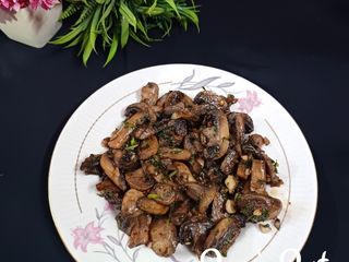Button Mushroom Stir Fry