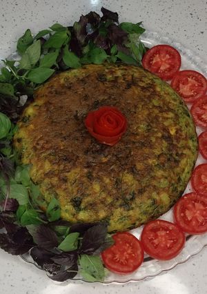 عکسی از دستور کوکوی باقالی، یه غذای سبک و سالم