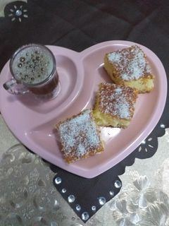 صورة لوصفة بسبوسة بجوز الهند