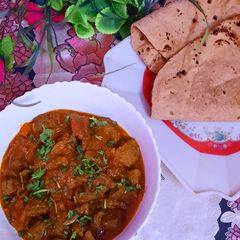 A picture of Karhae masala kaleji.