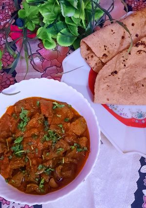 A picture of Karhae masala kaleji.