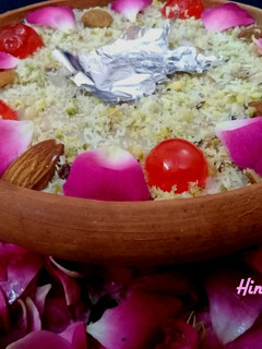 A picture of Rose Gulkand Firni.