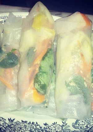 Foto principal de Rollitos vietnamitas de ensalada con cangrejo