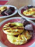 Piña asada