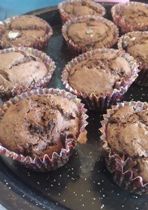 Una foto de Cupcakes de chocolate y oreo