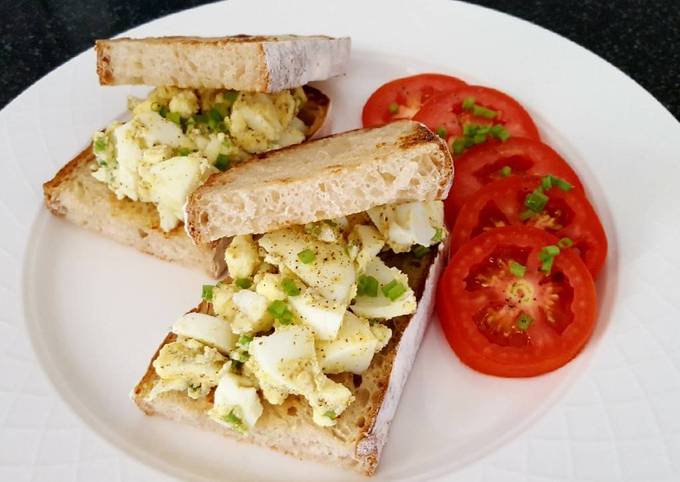 Sourdough egg sandwich