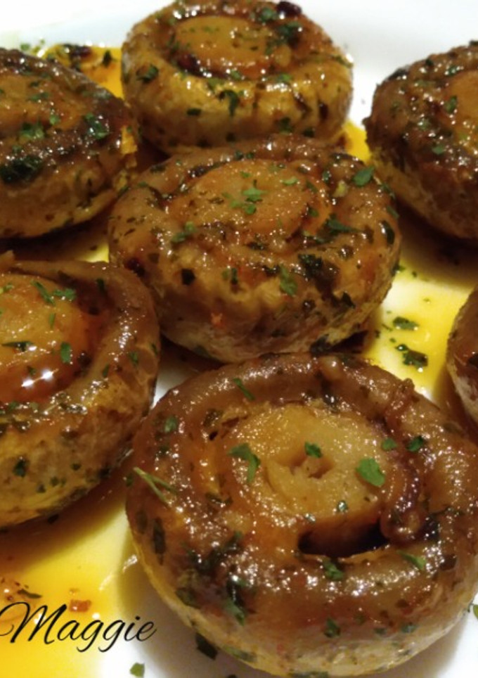 Una foto de Champiñones al brandy