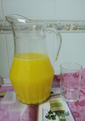 صورة لوصفة عصير البرتقال والمانجو