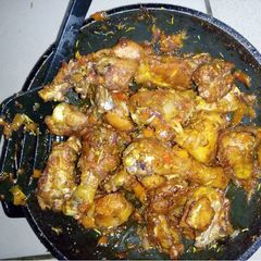 A picture of Peppered chicken.
