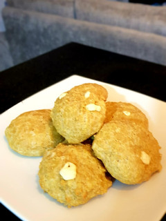 Una foto de Pan relleno de queso crema 👩🍳🥖❤