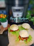 Burger Bakpao isi Ayam masak Kecap