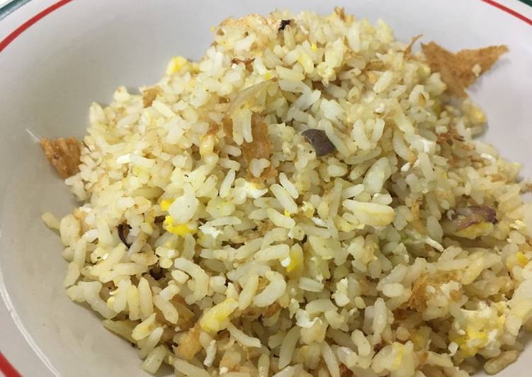 Resep masakan Nasi goreng putih sehat dan minim minyak | Bahan Membuat Nasi goreng putih sehat dan minim minyak Yang Paling Enak