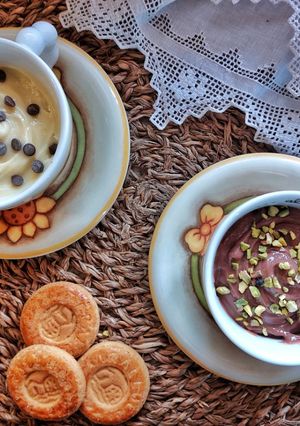 Foto di Crema Pasticcera bianca e al cioccolato