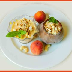 A picture of PEACH KULFI (ICE CREAM).